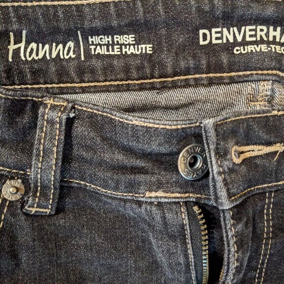 Black Denver Hayes Curve-Tech "Hanna" High rise Jeans (8 x 34) - Picture 5 of 6